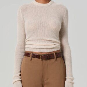 NWOT Citizens of Humanity Alessia Crewneck Sweater in Cream